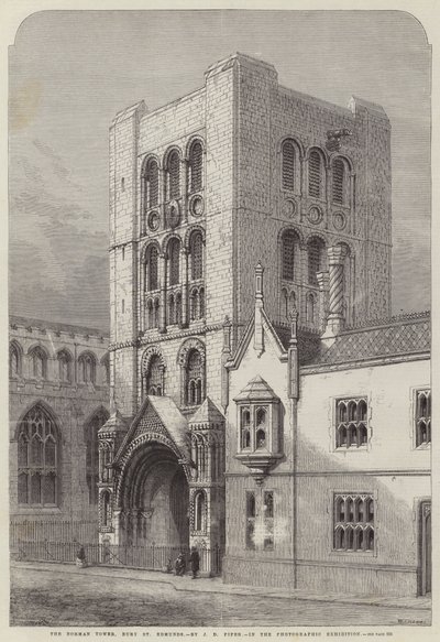 The Norman Tower, Bury St Edmunds by Samuel Read